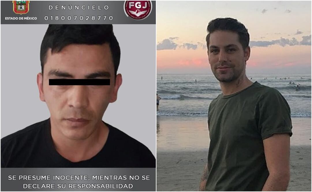 Adrián "N", detenido (izquierda) y el actor Renato López Uhthoff (derecha) Fotos: Especial y Archivo