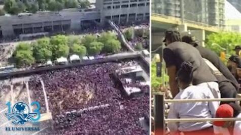 Tiroteo en desfile de los Raptors de Toronto genera pánico