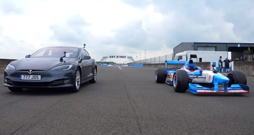 Tesla vs. auto de Fórmula 1: ¿Quién gana en un arrancón?