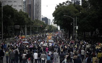 Se normaliza Reforma tras desfile de Alebrijes