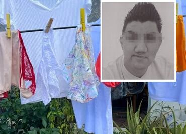 Ingresa a penal hombre que robaba ropa interior del tendedero y dejaba datos a sus vecinas