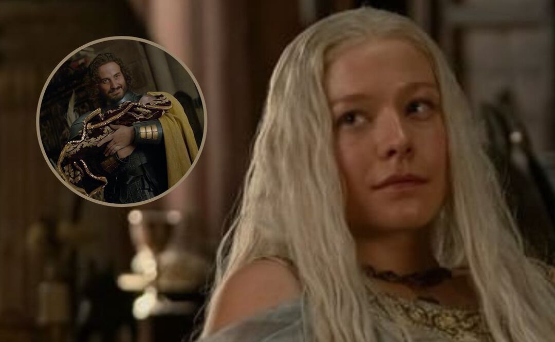 Harwin Strong y Rhaenyra en "La Casa del Dragón". Foto: producción El Universal