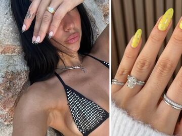 Polka dot nails, tendencia favorita del verano según Dua Lipa y Hailey Bieber