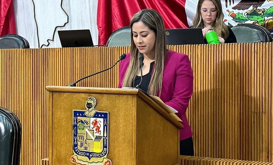 Diputada Berenice Martínez, presidenta de la Comisión de Puntos Constitucionales del Congreso del Estado de Nuevo León. Foto: Especial