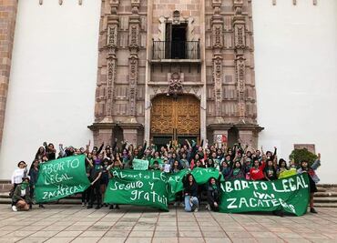 Llegan pañuelos verdes a Zacatecas; piden aborto legal