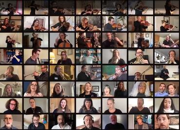 Cantantes de ópera unen sus voces para brindar esperanza al mundo