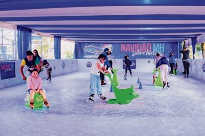 “Sí sé patinar bien, pero a veces se me olvida”