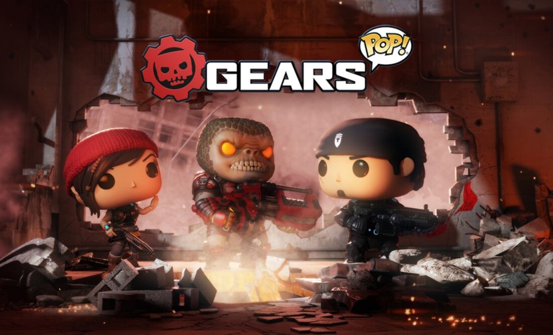 En Gears POP! podrás coleccionar y mejorar a tus héroes héroes y villanos favoritos de Gears of War, cada uno diseñado con el característico estilo de vinil de Funko Pop!