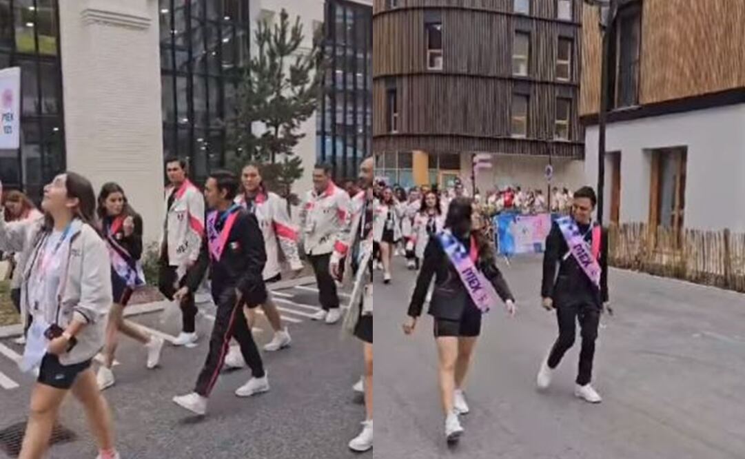 Atletas mexicanos salen de la Villa Olímpica - Foto: Comité Olímpico Mexicano