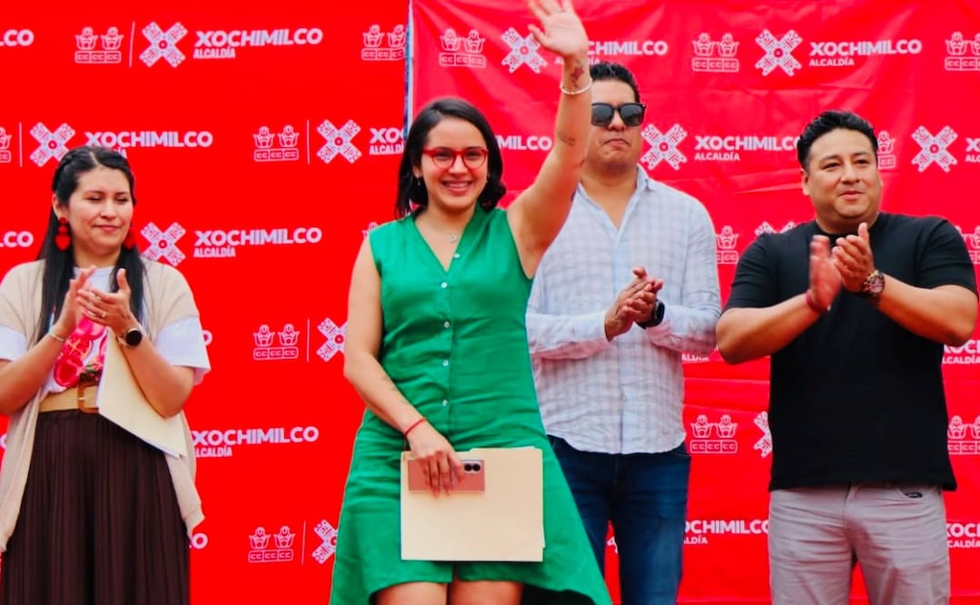 Circe Camacho inauguró la remodelación integral del Centro de Bienestar Social San Mateo Xalpa, realizada con recursos del Presupuesto Participativo. Foto: Especial