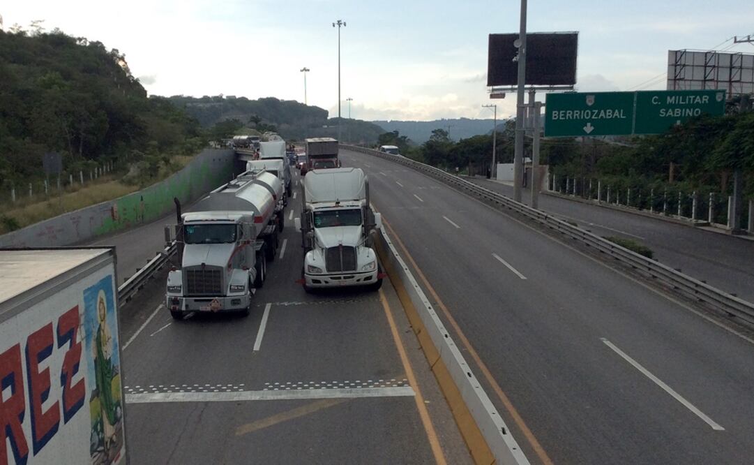 Bloqueos en Chiapas (Óscar León/ EL UNIVERSAL)