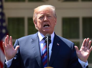 Trump matiza su anuncio sobre reinicio de pruebas nucleares y dice que quiere "desnuclearizar"