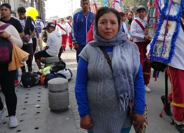 Tras 5 días de viaje llegó a la Basílica de Guadalupe