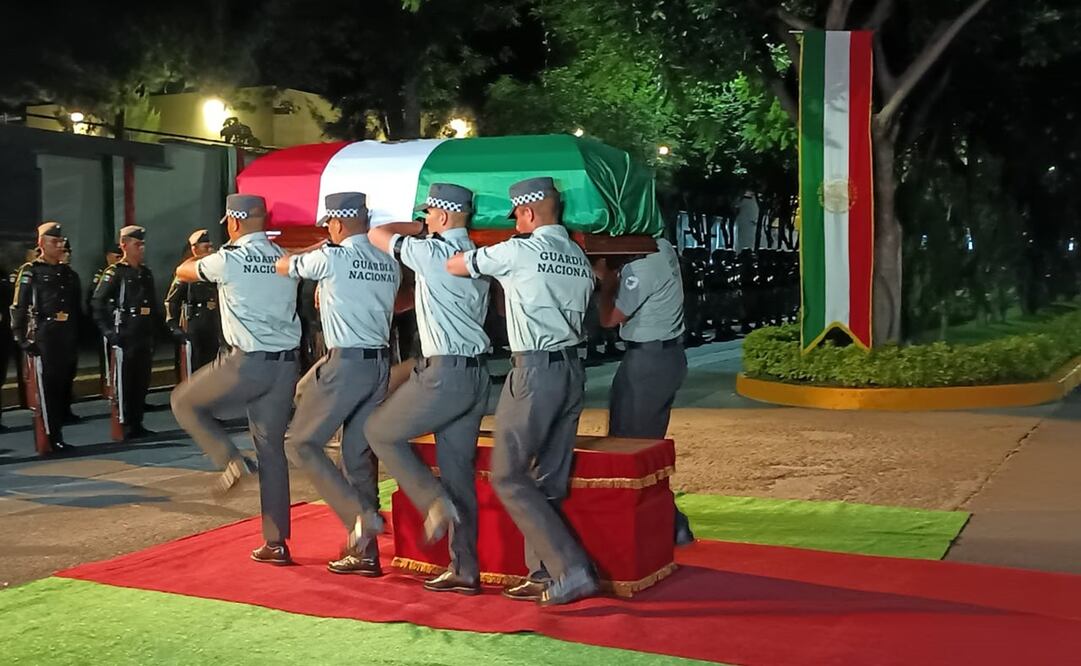 Homenaje  luctuoso a general asesinado.Foto: Manuel Espino/EL UNIVERSAL