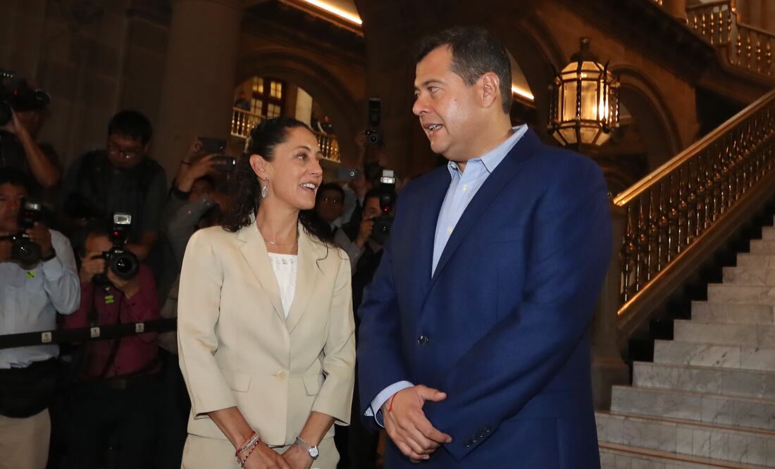 Sheinbaum y Amieva sostuvieron una reunión "amena" de alrededor 35 minutos. Foto: Berenice Fregoso