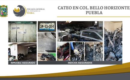 Aseguran mil piezas de autopartes robadas en Puebla