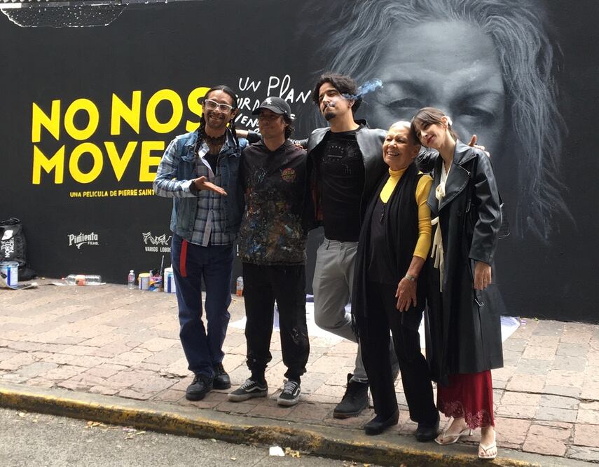 “No nos moverán” se filmó en Tlatelolco en 2021.