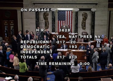 Cámara baja de EU aprueba ley que sustituye Obamacare; pasa al Senado