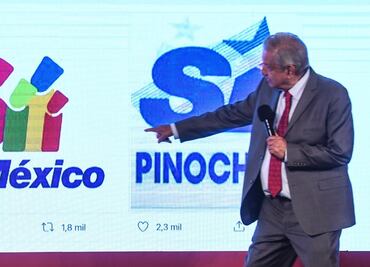 AMLO compara logo de “Sí por México” con el de Augusto Pinochet