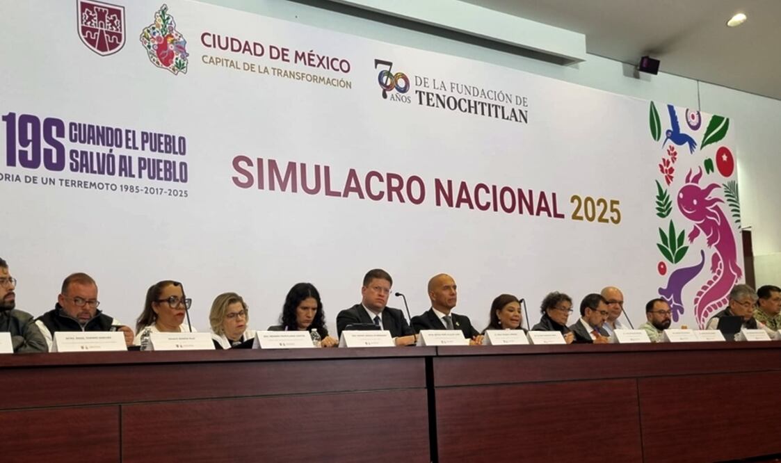 El segundo Simulacro Nacional en la Ciudad de México contó con la participación de alrededor de 8.1 millones de personas, informó Clara Brugada