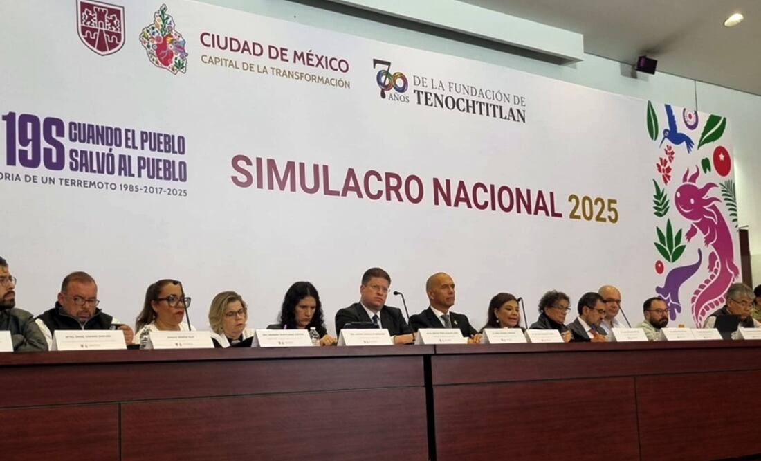 El segundo Simulacro Nacional en la Ciudad de México contó con la participación de alrededor de 8.1 millones de personas, informó Clara Brugada