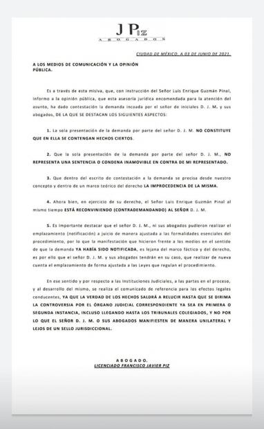 Luis Enrique Guzmán contrademanda al exchofer de su mamá, Silvia Pinal