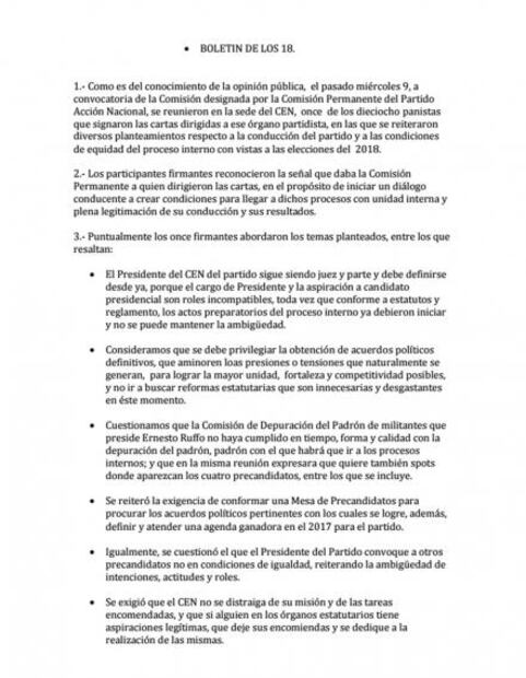 Hacen nuevo llamado a Anaya para definirse