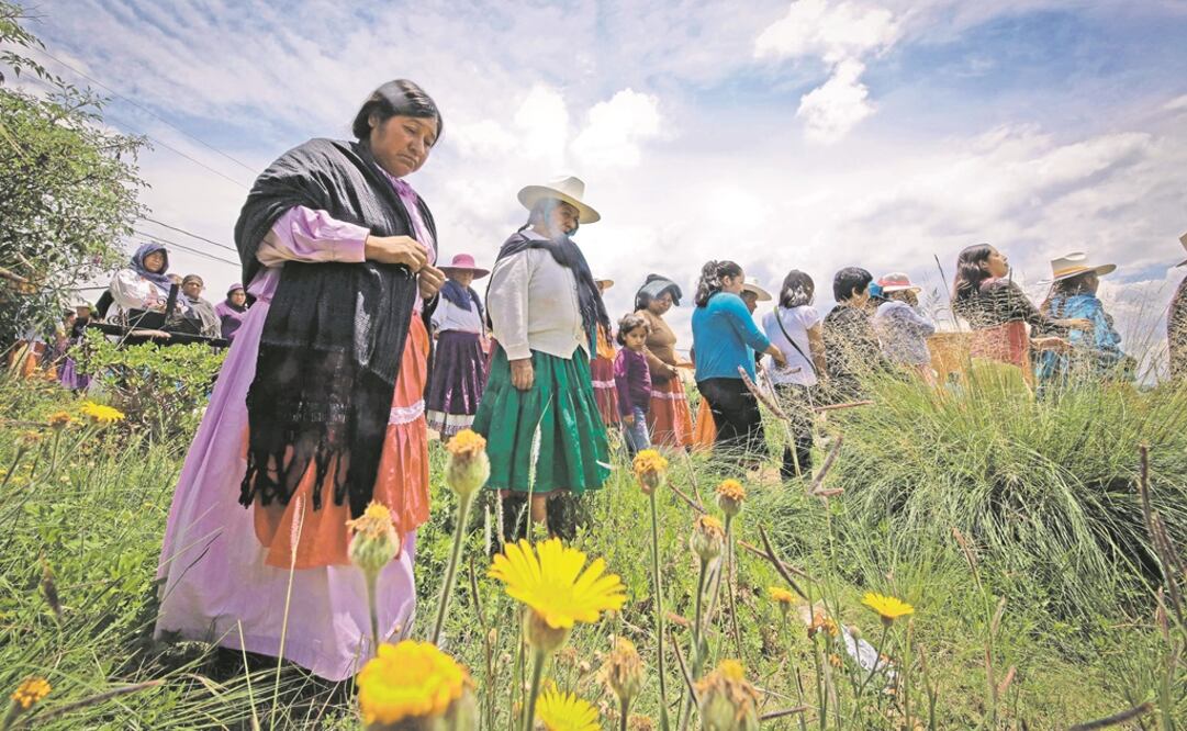 Habitantes de San Juan Chamula, Chiapas. Foto: Archivo/EL Universal