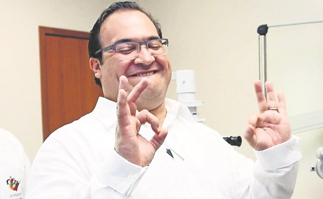 El ex gobernador de Veracruz, Javier Duarte de Ochoa, es buscado por la Interpol en más de 190 países por los delitos de delincuencia organizada, lavado de dinero y defraudación fiscal