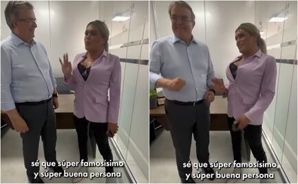 Wendy de “Las Perdidas" entrevista a Marcelo Ebrard en Guanajuato: ¿Qué le preguntó?