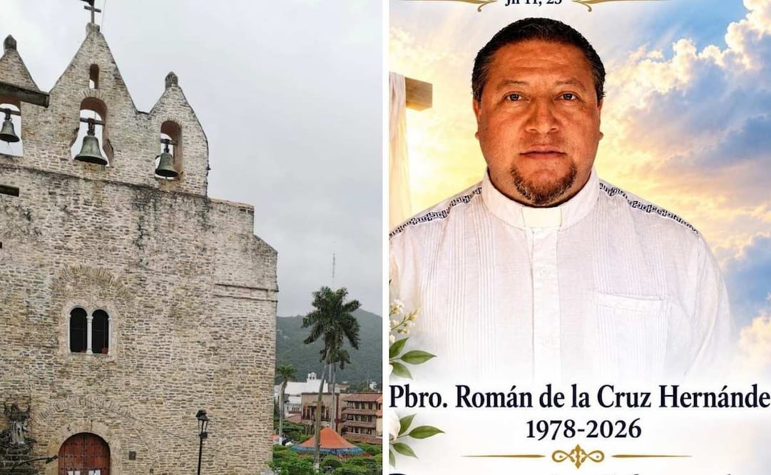 La Diócesis de Huejutla, Hidalgo, exigió una investigación por el asesinato del párroco de la iglesia de Santa Cruz, Román de la Cruz Hernández. 16/09/2026. | Foto: Facebook @Diócesis de Huejutla.