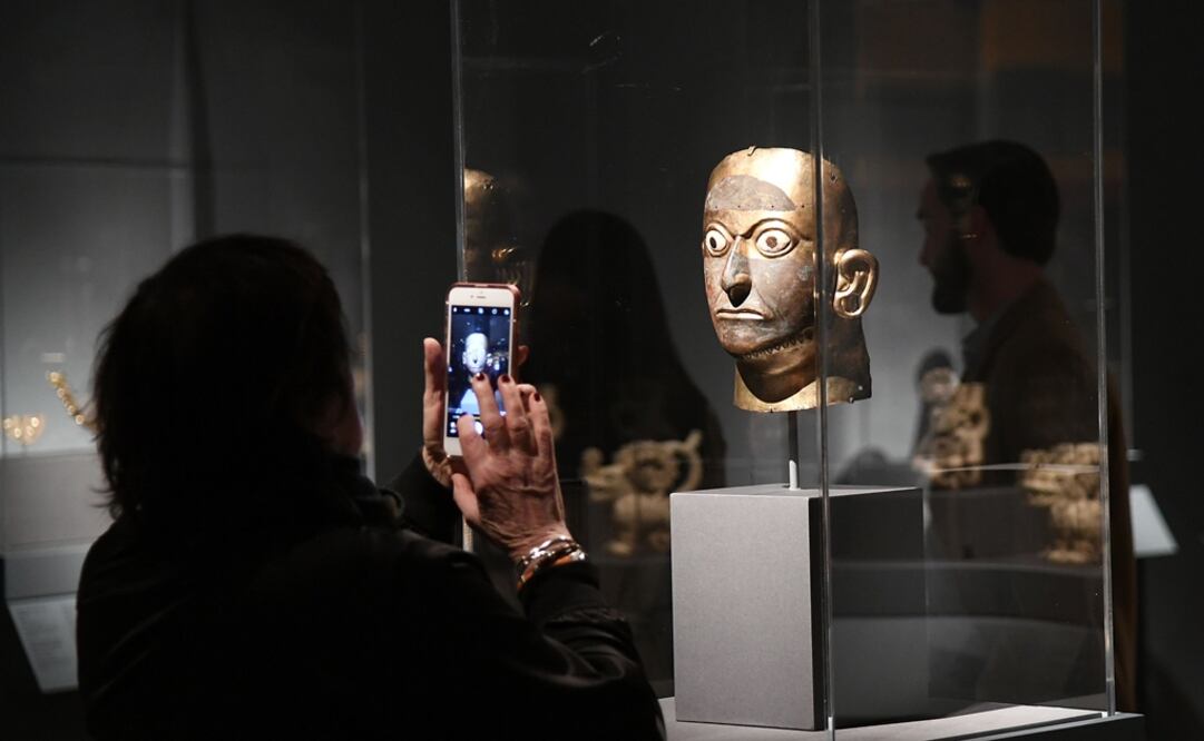 La muestra arroja luz sobre los incas, los aztecas y sus predecesores. (FOTOS: AFP)