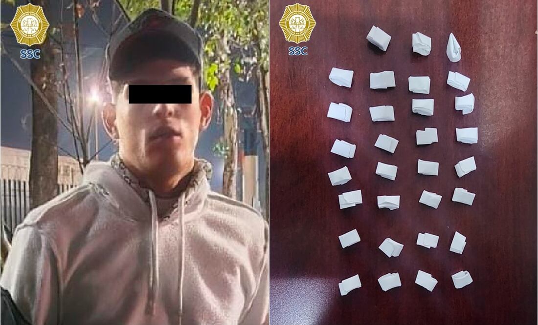 Detienen a presunto responsable de doble ejecución en gasolinera de Azcapotzalco. Foto: Especial