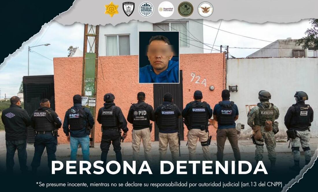 Cae implicado en masacre en Los Cantaritos de Querétaro. Foto: Especial.