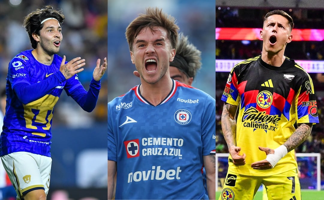 Pumas, Cruz Azul y América disputan su penúltimo partido del Clausura 2026 esta noche. FOTO: ESPECIAL