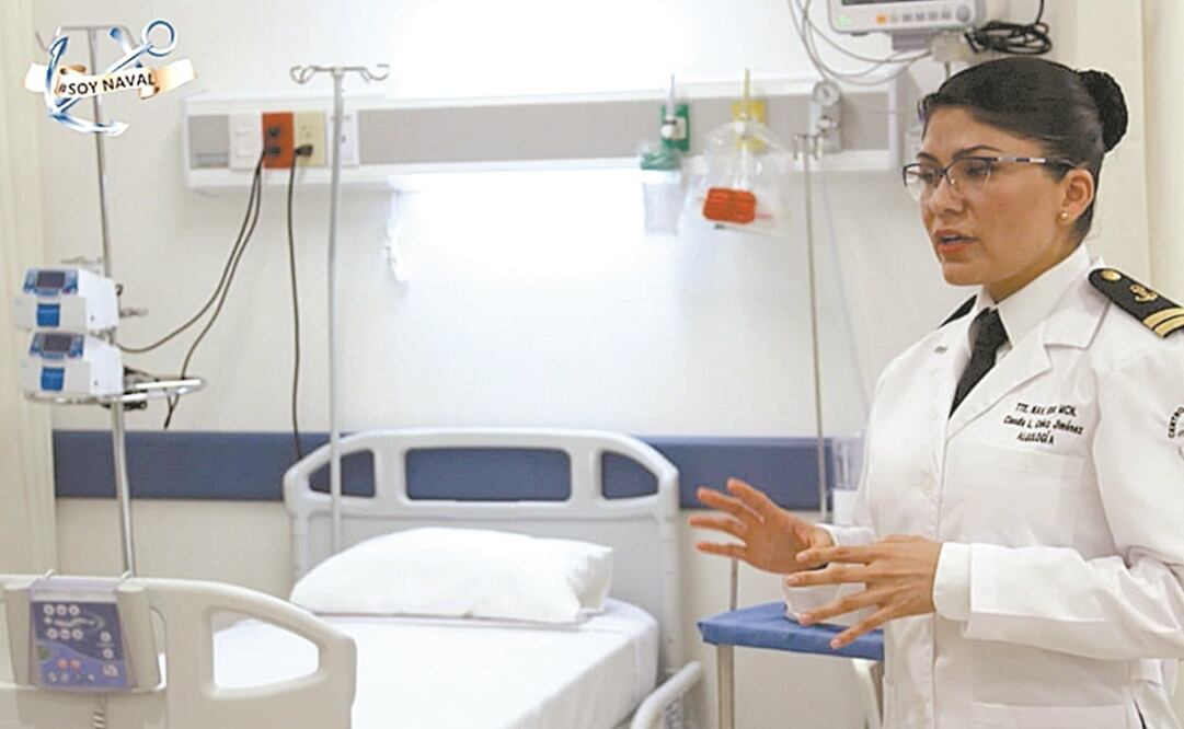 La Marina cuenta con siete hospitales y el Centro Médico Naval, con 79 camas disponibles, así como cinco aviones-ambulancia y una aeronave multipropósito con capacidad para 24 pacientes. Foto: TOMADA DE TWITTER