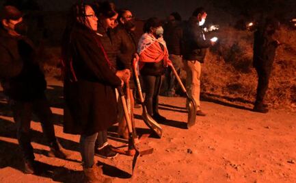 Buscan cadáver enterrado de Karla Maibé en predio de San Pablo Autopan, Toluca 