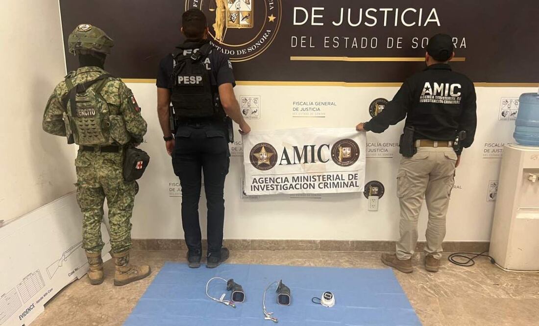 Elementos de seguridad desmantelan 3 cámaras de videovigilancia clandestinas en Sonora (22/04/2025). Foto: Fiscalía de Sonora