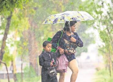 Registran lluvia en nueve alcaldías de CDMX