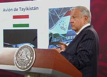 Tayikistán ya se llevó el avión presidencial, destaca AMLO