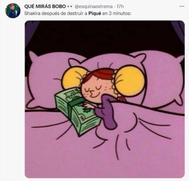 Piqué se vuelve protagonista de memes tras la canción de Shakira