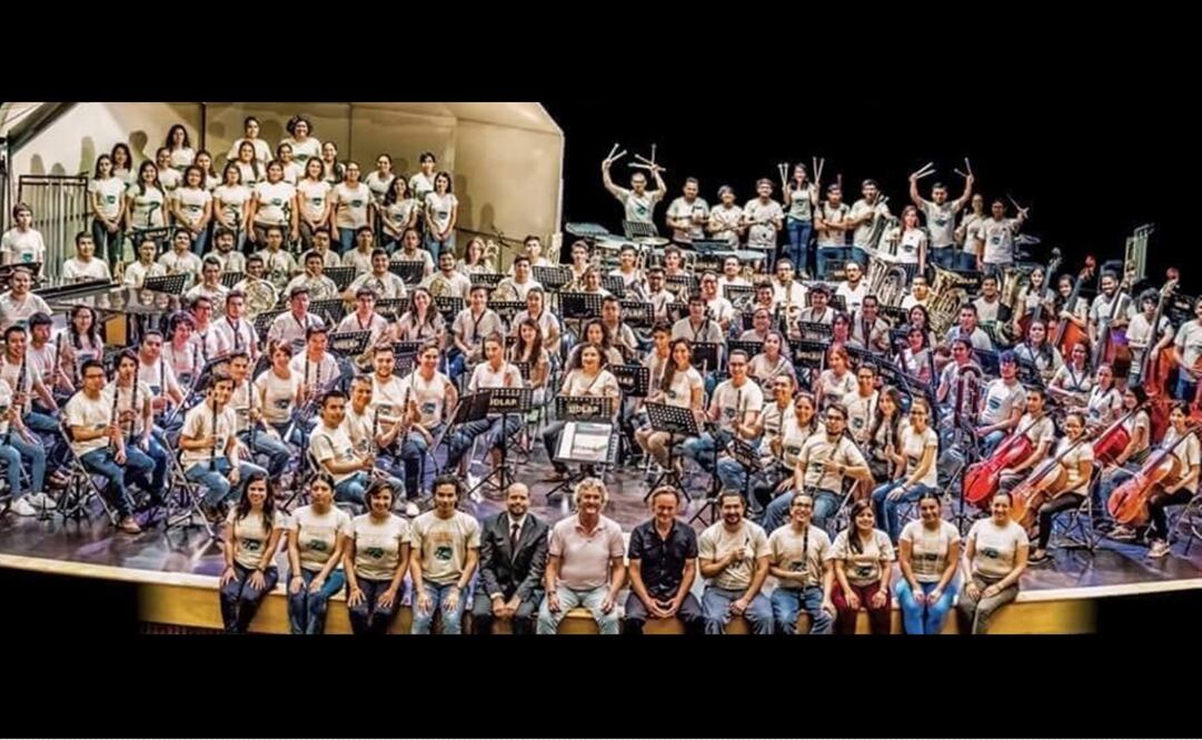 Banda Sinfónica de la Universidad de las Américas Puebla. Foto: Facebook Teatros CDMX