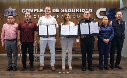 Mara Lezama firma convenio con Uber para incorporar "botón de auxilio" que ayude a reportar emergencias