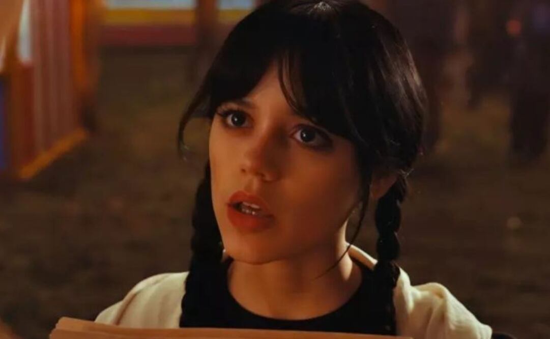Jenna Ortega es Merlina en la serie homónima. Fuente: Instagram @merlinanetflixserie