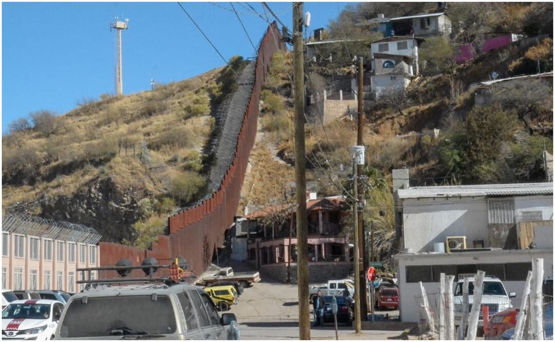 Así luce la Frontera de Nogales, Sonora, antes de la toma de protesta de Donald Trump (18/01/2025). Foto: Javier Escobar / EL UNIVERSAL