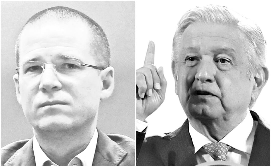 Ricardo Anaya, excandidato del PAN a la presidencia en 2018 y Andrés Manuel López Obrador, presidente de México. Fotos: Archivo El Universal 