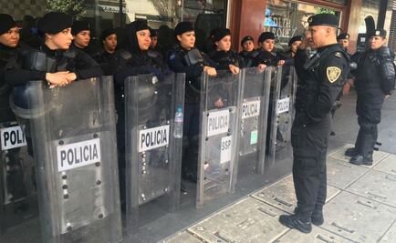 Habrá 2 mil 500 policías desarmados en marcha del 2 de octubre