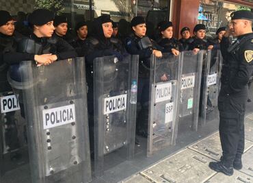 Habrá 2 mil 500 policías desarmados en marcha del 2 de octubre