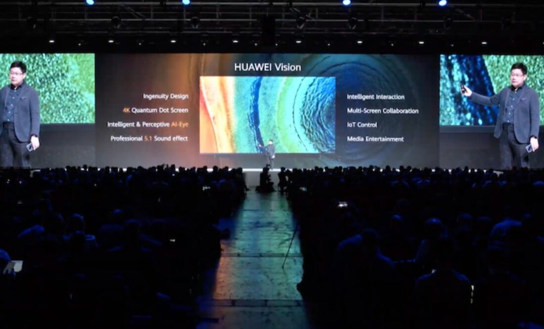 Huawei Vision es "como un 'smartphone' con pantalla más grande", según ha descrito el CEO de Huawei, Richard Yu