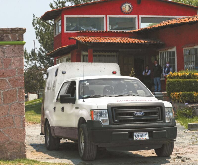 A las 8:30 horas de ayer, trabajadores de un rancho en Almoloya de Juárez reportaron el triple homicidio de los propietarios del lugar. JORGE ALVARADO. EL UNIVERSAL